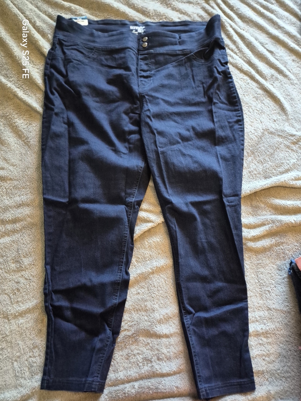 Terra & Sky Straight Leg Jeans in Blue 2X NWT